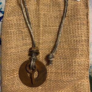 Post apocalyptic industrial hardware necklace